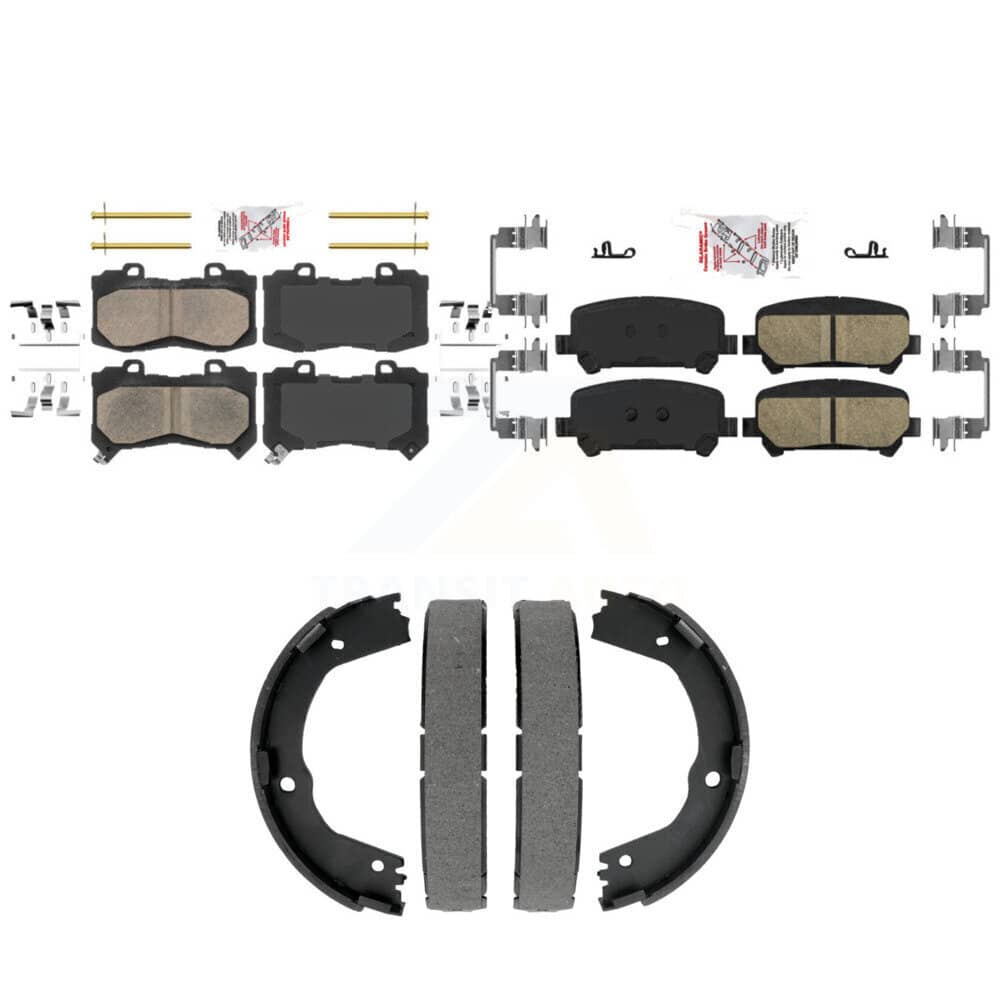 Transit Auto - KNN-101515 - Front and Rear Disc Brake Pad Kits