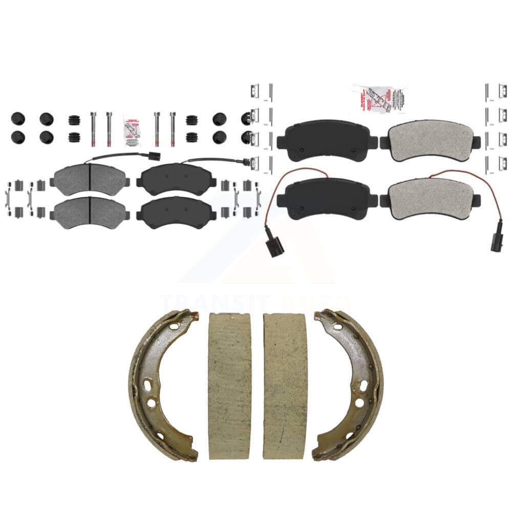 Transit Auto - KNN-101524 - Front and Rear Disc Brake Pad Kits