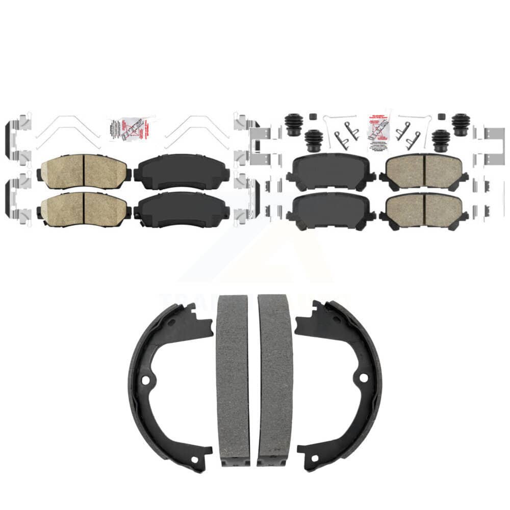 Transit Auto - KNN-101534 - Front and Rear Disc Brake Pad Kits