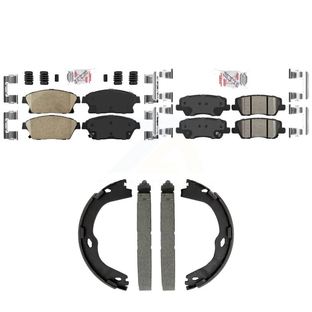 Transit Auto - KNN-101539 - Front and Rear Disc Brake Pad Kits