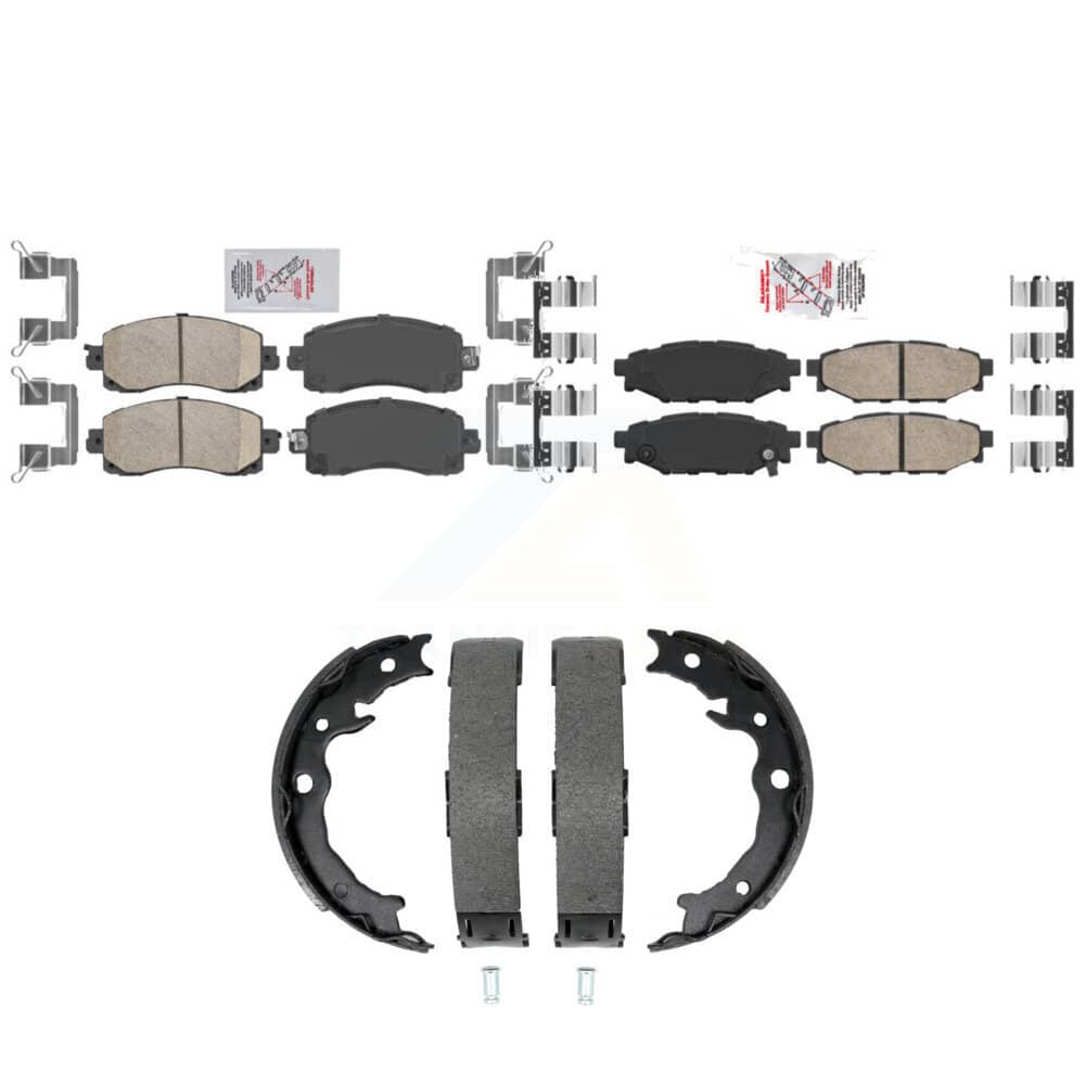 Transit Auto - KNN-101547 - Front and Rear Disc Brake Pad Kits