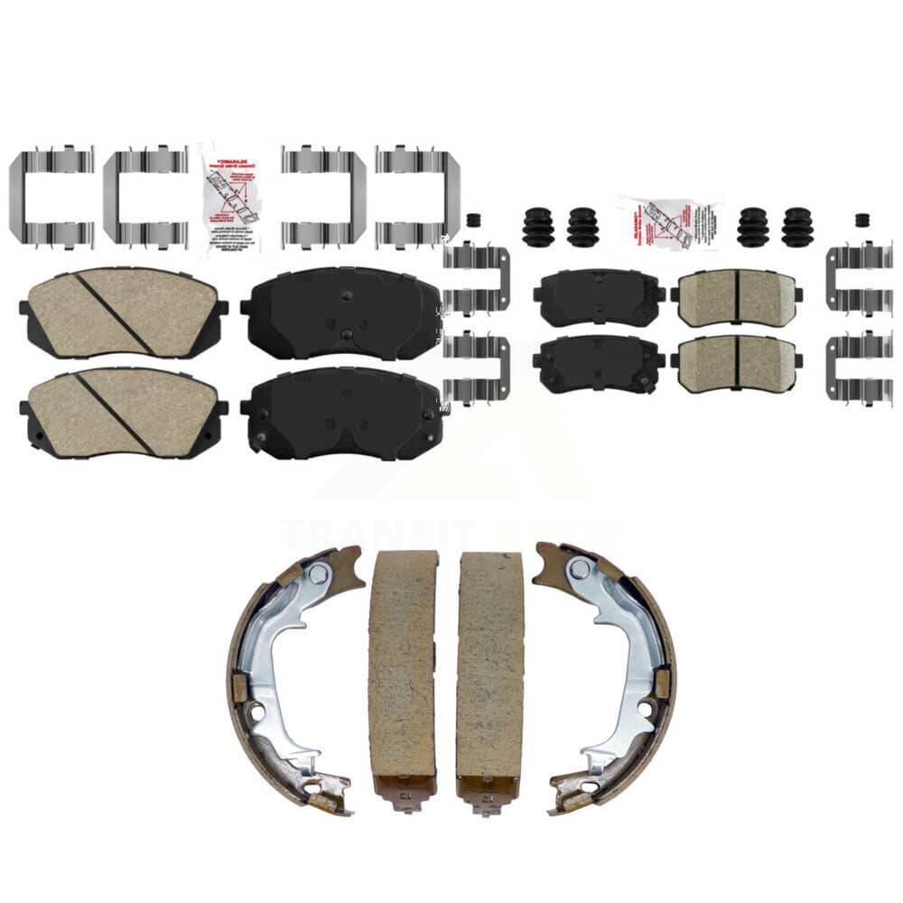 Transit Auto - KNN-101552 - Front and Rear Disc Brake Pad Kits
