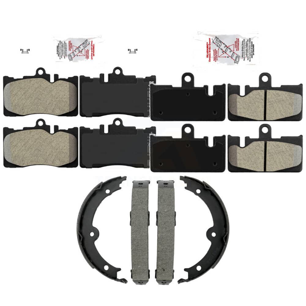 Transit Auto - KNN-101559 - Front and Rear Disc Brake Pad Kits