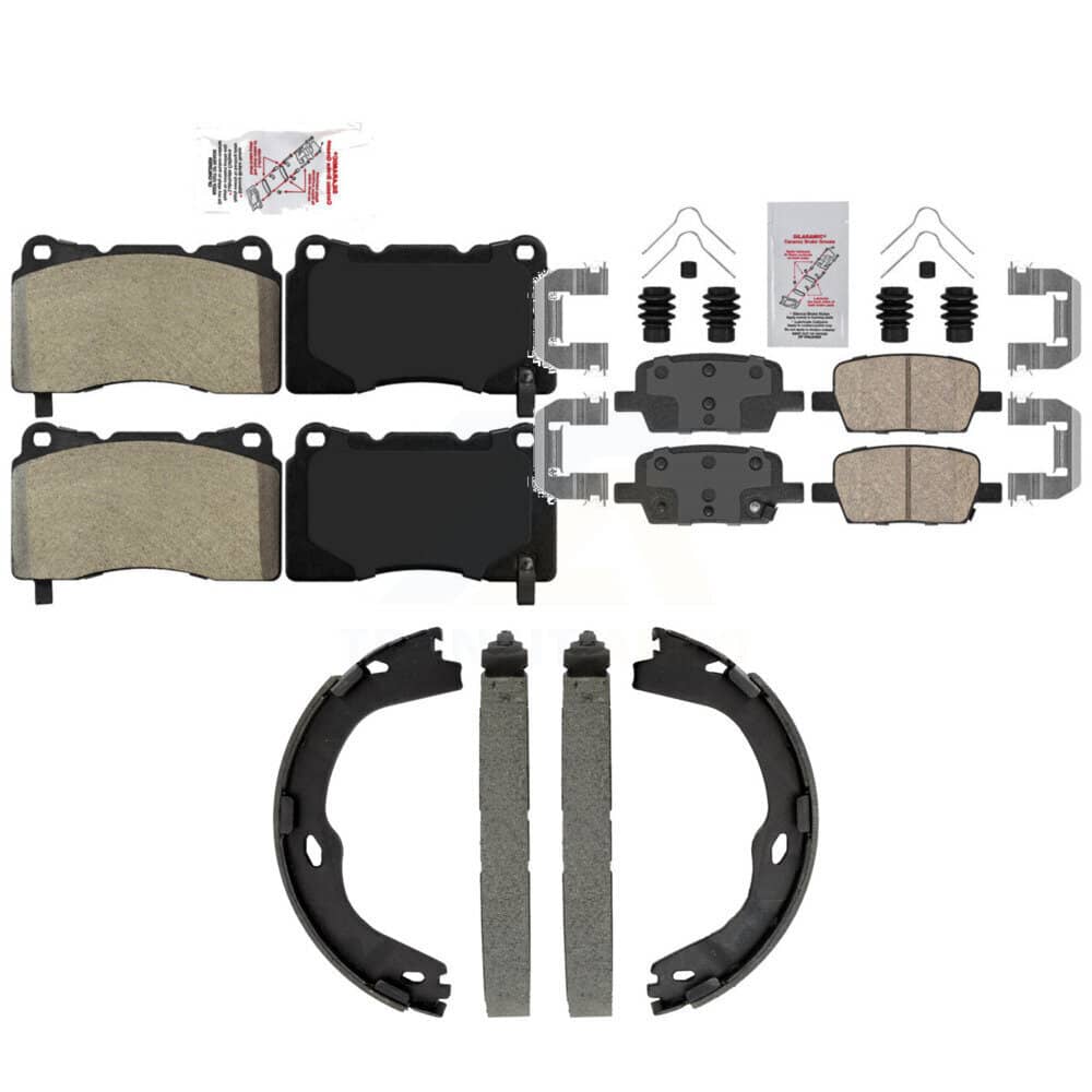 Transit Auto - KNN-101567 - Front and Rear Disc Brake Pad Kits