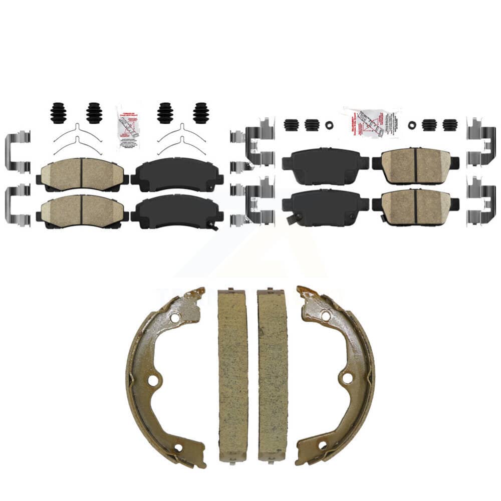 Transit Auto - KNN-101581 - Front and Rear Disc Brake Pad Kits