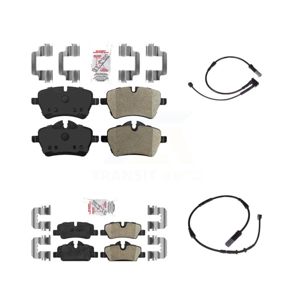 AmeriBRAKES - KNW-100009 - Front and Rear Disc Brake Pad Kits