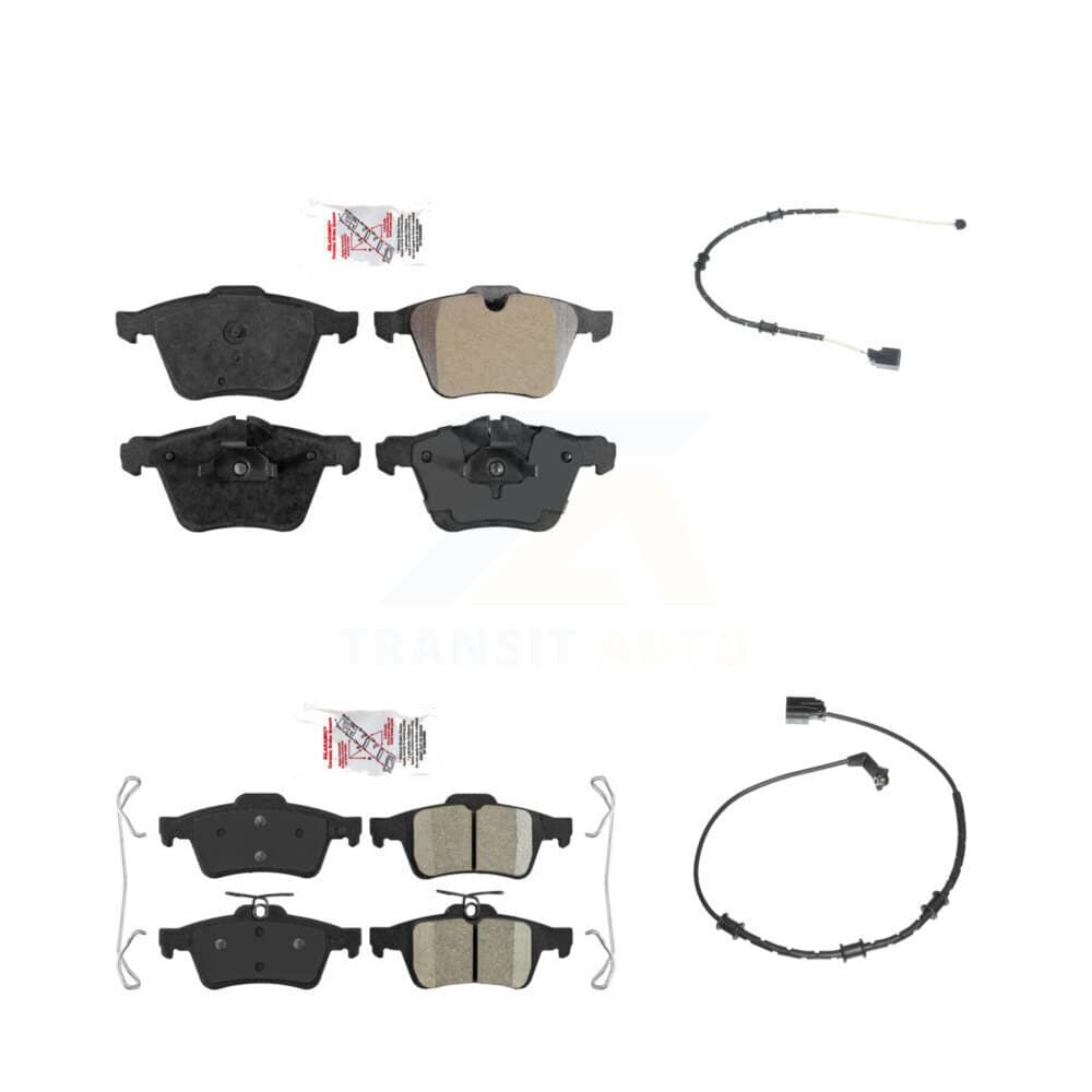 AmeriBRAKES - KNW-100025 - Front and Rear Disc Brake Pad Kits