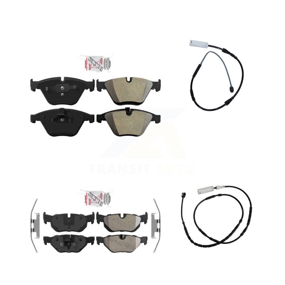 AmeriBRAKES - KNW-100037 - Front and Rear Disc Brake Pad Kits
