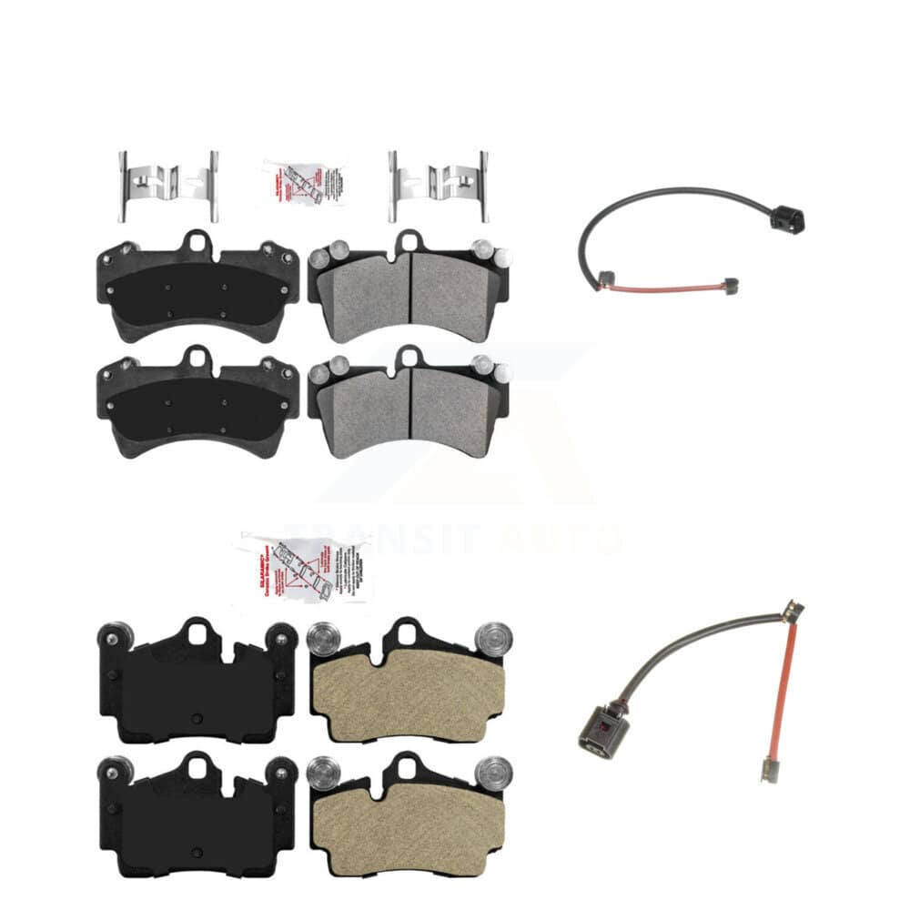 AmeriBRAKES - KNW-100056 - Front and Rear Disc Brake Pad Kits