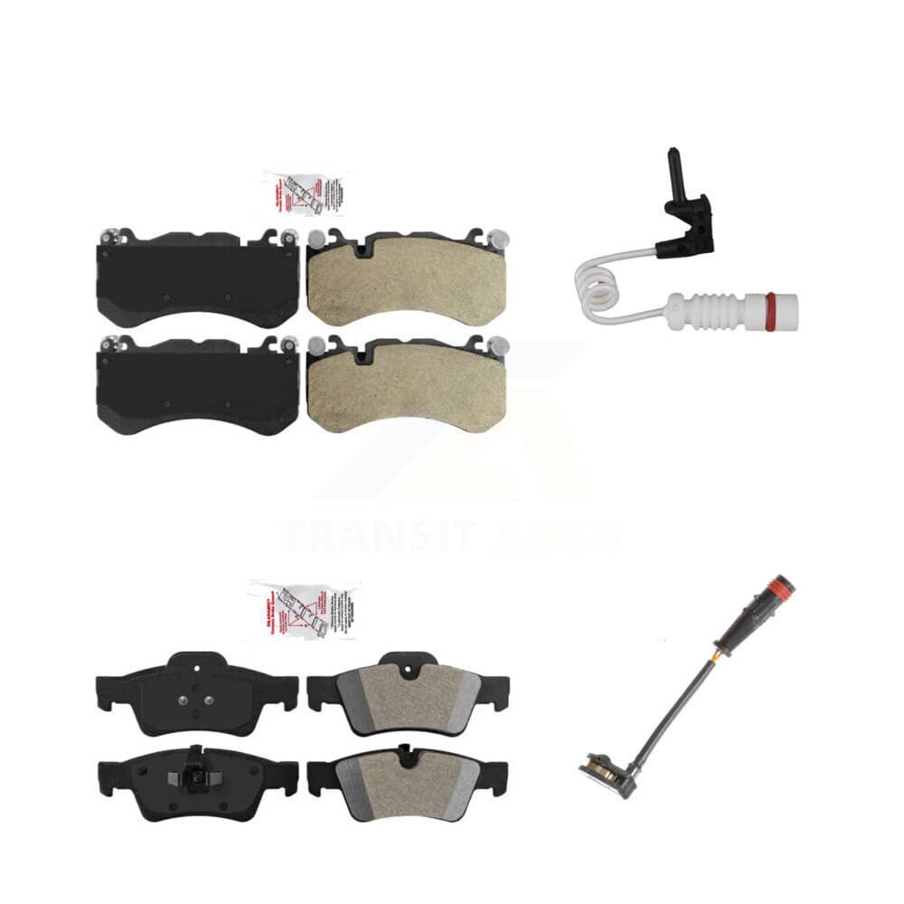 AmeriBRAKES - KNW-100067 - Front and Rear Disc Brake Pad Kits