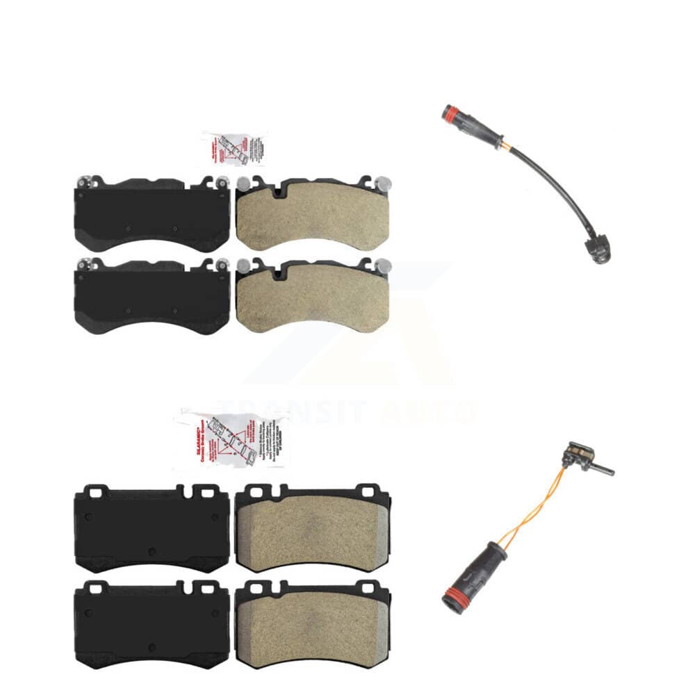 AmeriBRAKES - KNW-100072 - Front and Rear Disc Brake Pad Kits