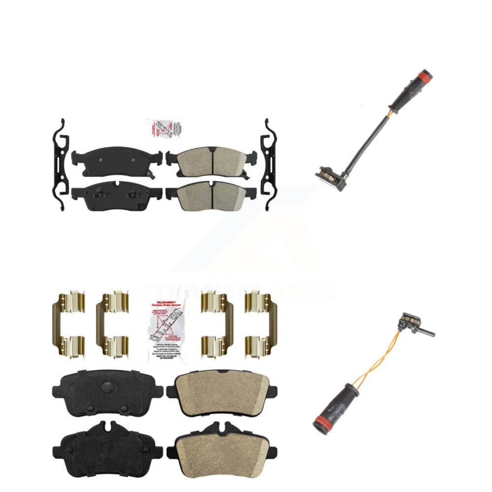 AmeriBRAKES - KNW-100081 - Front and Rear Disc Brake Pad Kits