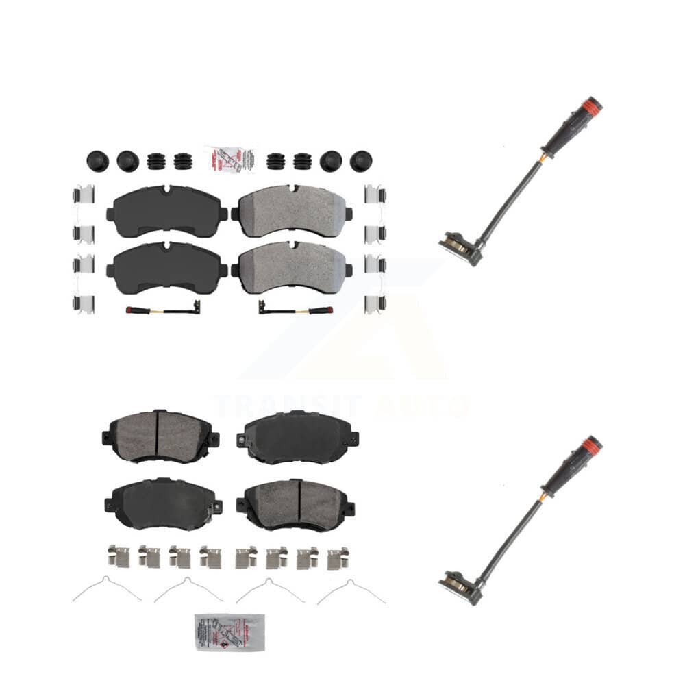 AmeriBRAKES - KNW-100083 - Front and Rear Disc Brake Pad Kits