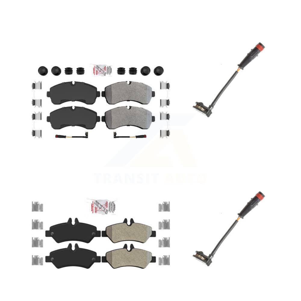 AmeriBRAKES - KNW-100086 - Front and Rear Disc Brake Pad Kits
