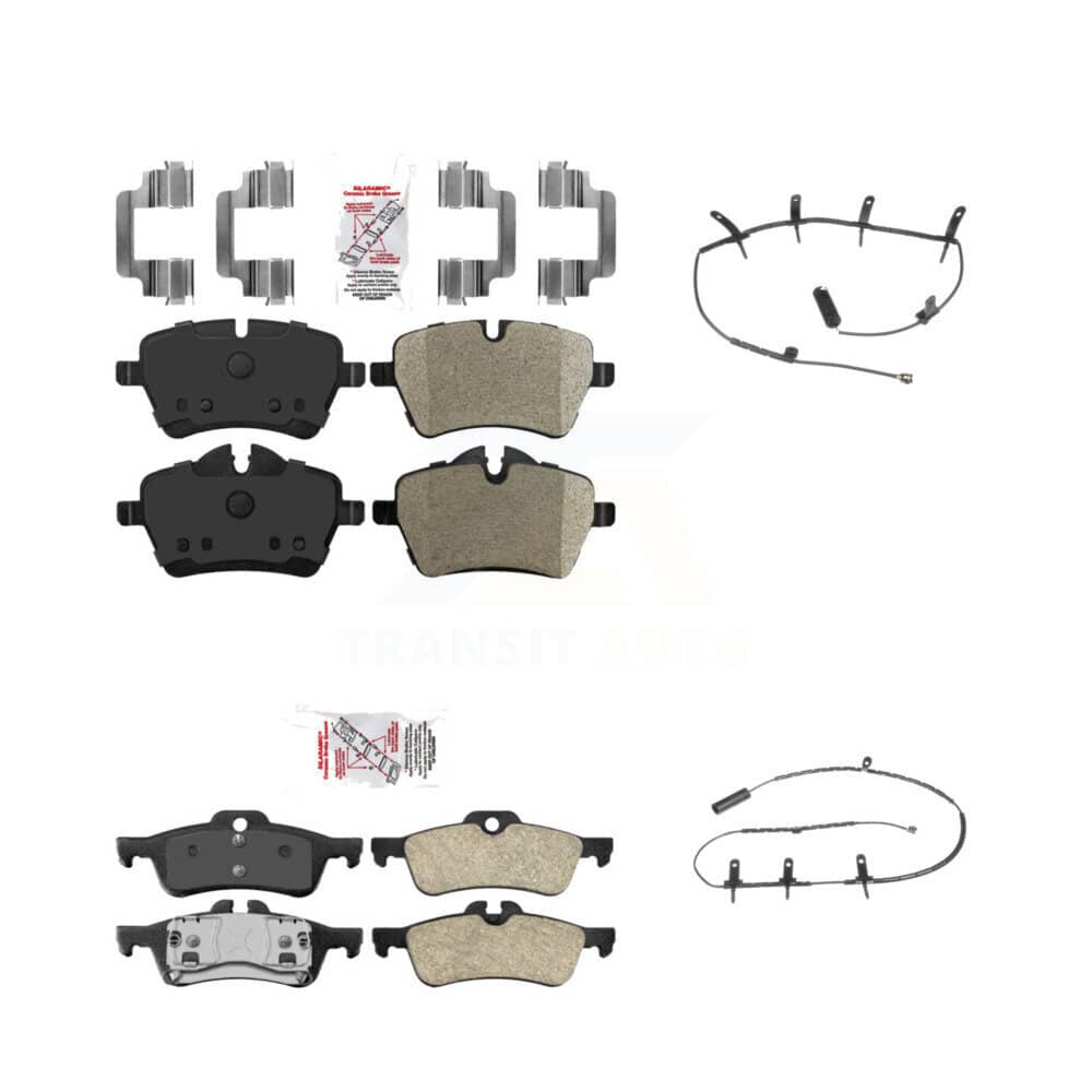 AmeriBRAKES - KNW-100092 - Front and Rear Disc Brake Pad Kits