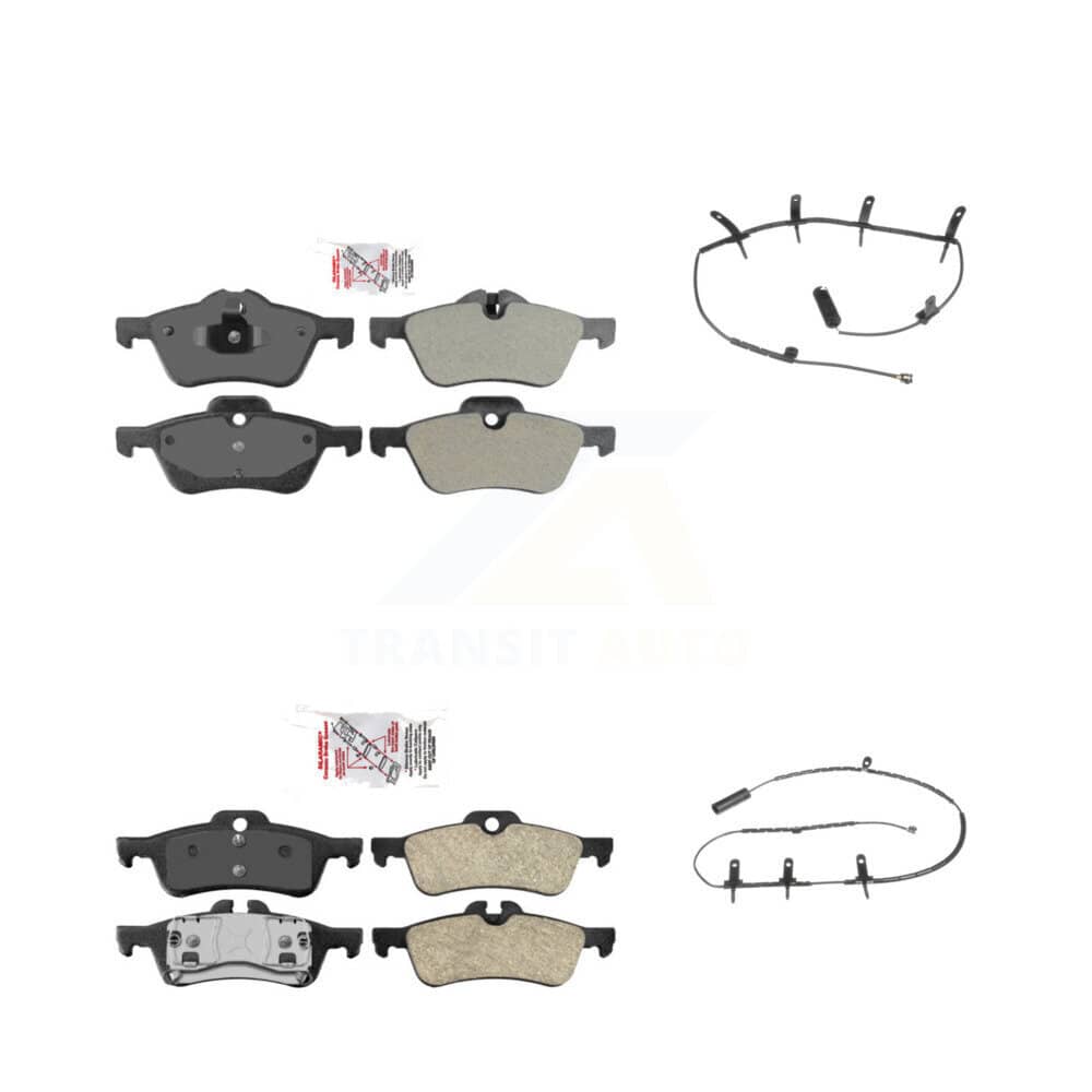 AmeriBRAKES - KNW-100093 - Front and Rear Disc Brake Pad Kits