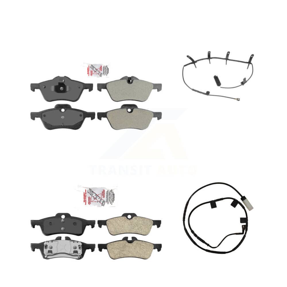AmeriBRAKES - KNW-100095 - Front and Rear Disc Brake Pad Kits