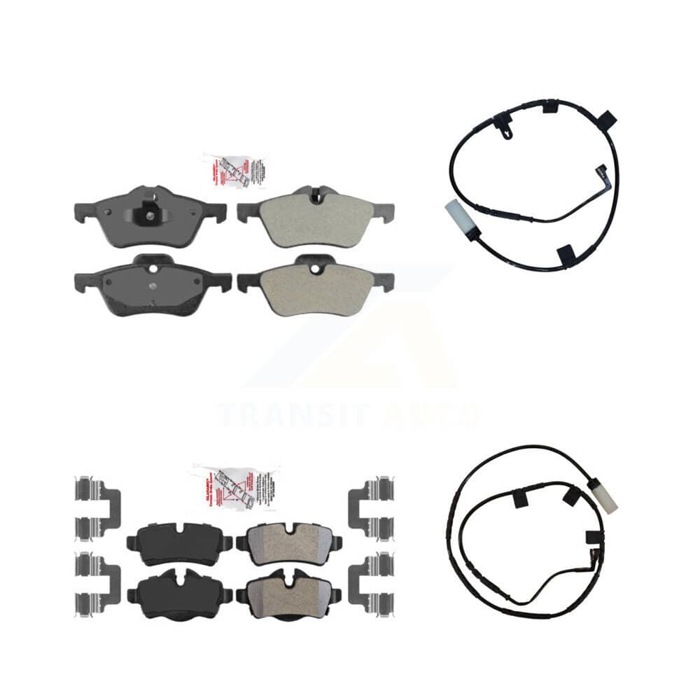 AmeriBRAKES - KNW-100099 - Front and Rear Disc Brake Pad Kits