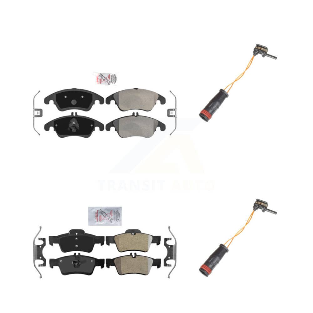 AmeriBRAKES - KNW-100120 - Front and Rear Disc Brake Pad Kits