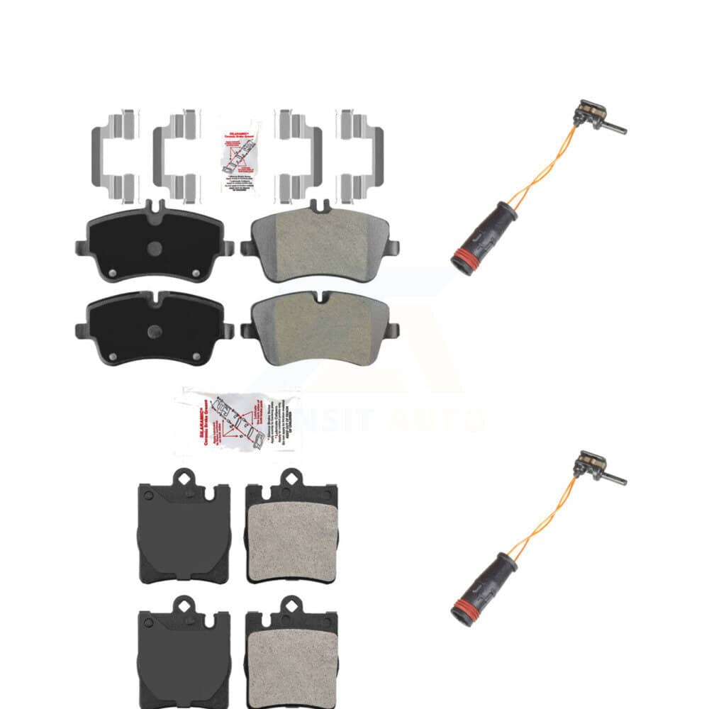 AmeriBRAKES - KNW-100124 - Front and Rear Disc Brake Pad Kits