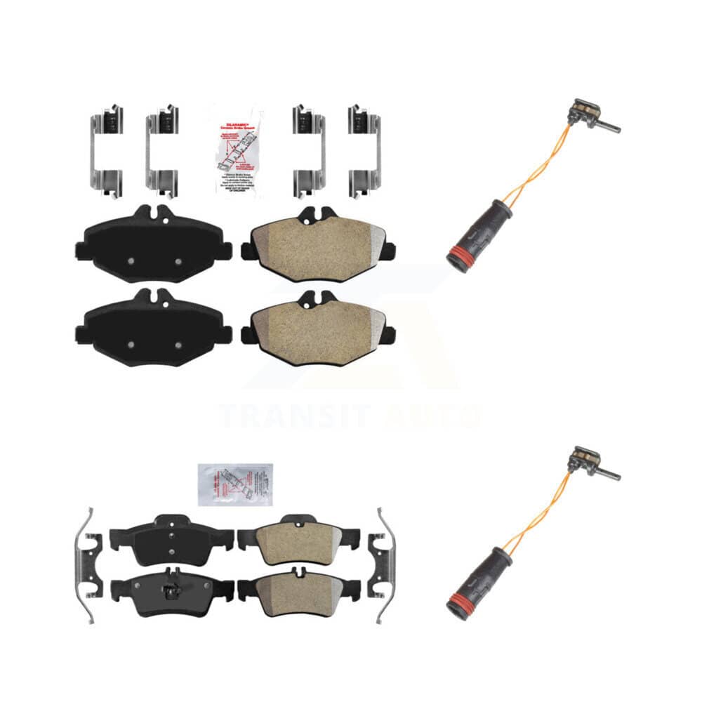 AmeriBRAKES - KNW-100127 - Front and Rear Disc Brake Pad Kits