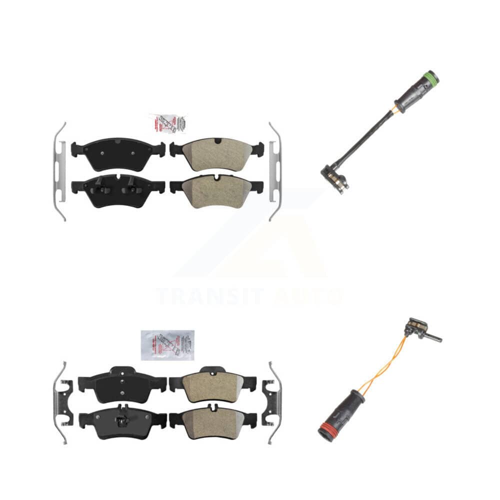 AmeriBRAKES - KNW-100129 - Front and Rear Disc Brake Pad Kits
