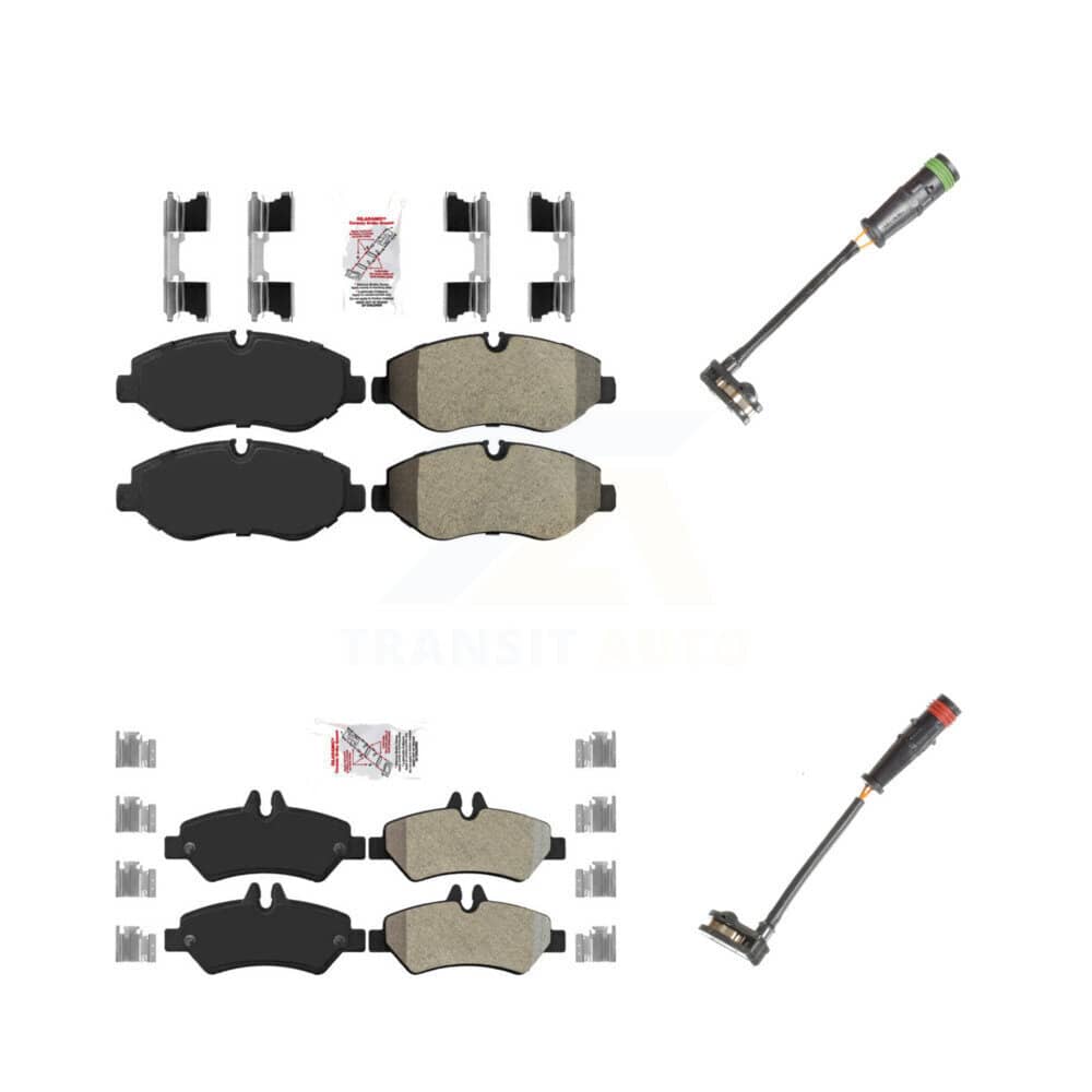 AmeriBRAKES - KNW-100142 - Front and Rear Disc Brake Pad Kits