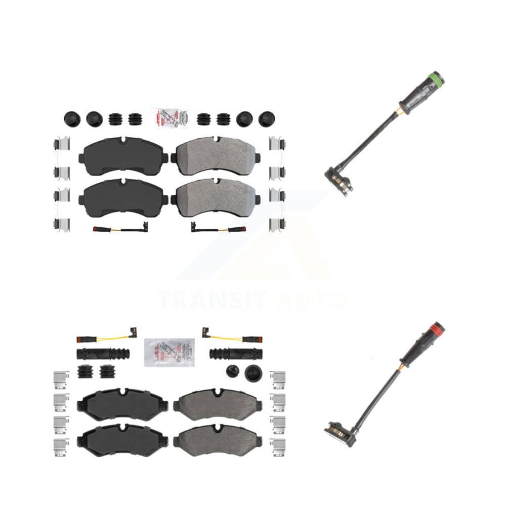 AmeriBRAKES - KNW-100159 - Front and Rear Disc Brake Pad Kits