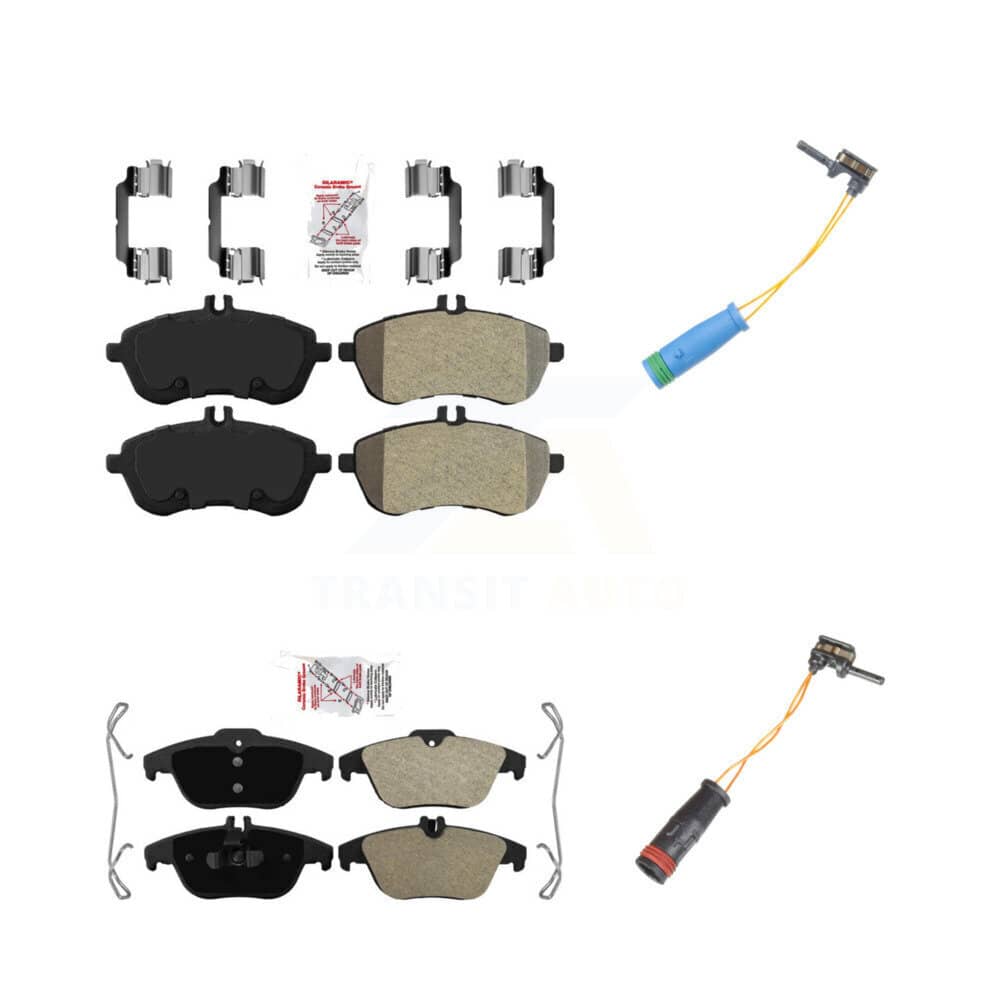 AmeriBRAKES - KNW-100160 - Front and Rear Disc Brake Pad Kits