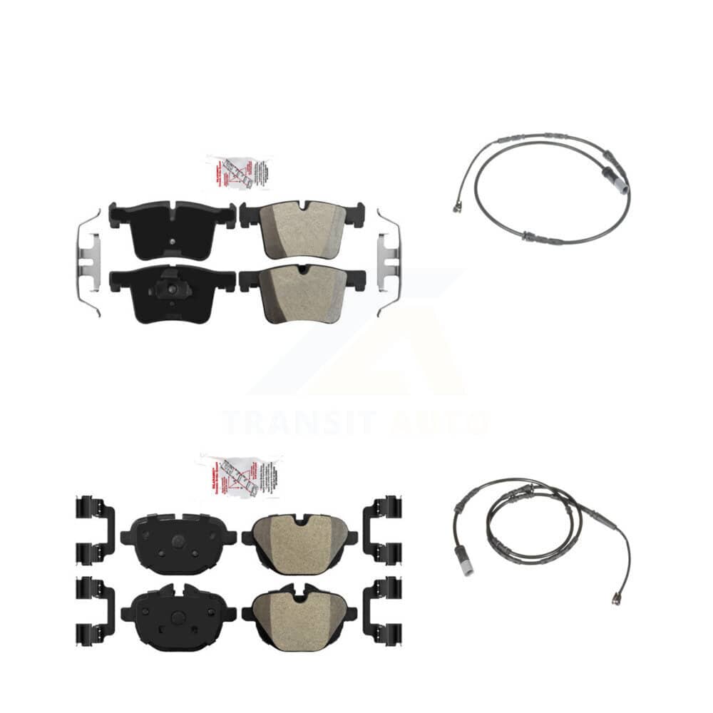 AmeriBRAKES - KNW-100187 - Front and Rear Disc Brake Pad Kits
