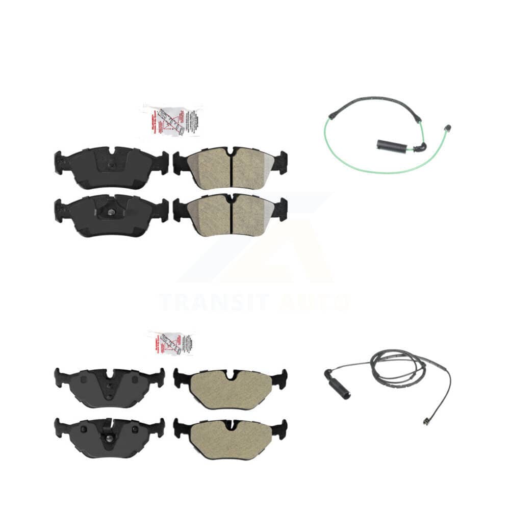 AmeriBRAKES - KNW-100189 - Front and Rear Disc Brake Pad Kits