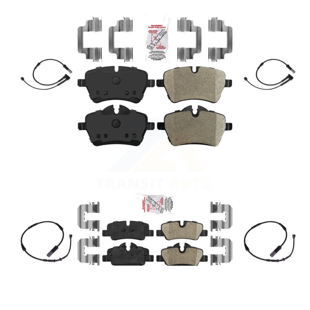 AmeriBRAKES - KNW-100217 - Front and Rear Disc Brake Pad Kits