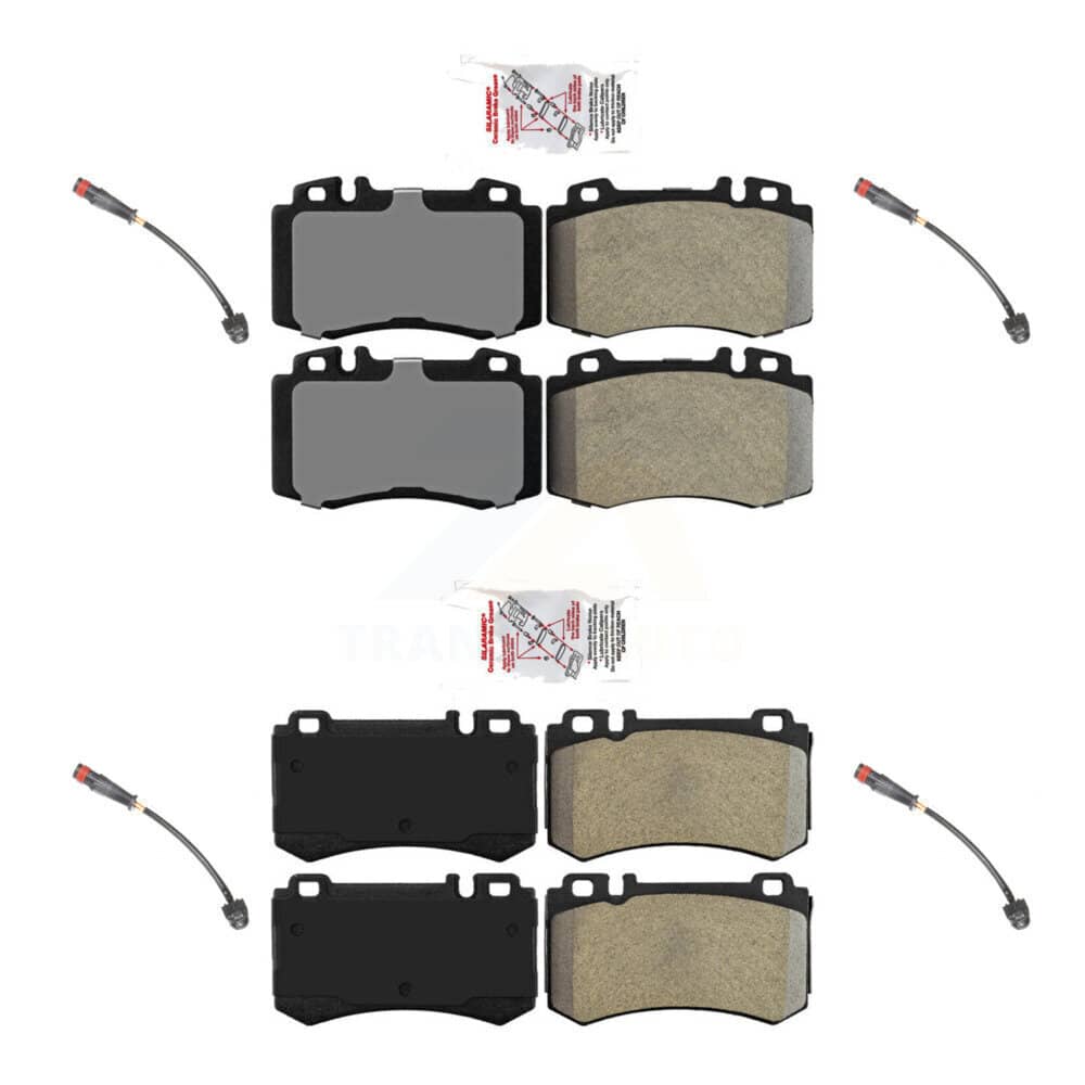 AmeriBRAKES - KNW-100283 - Front and Rear Disc Brake Pad Kits