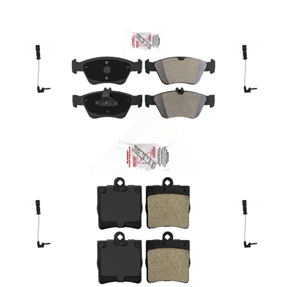 AmeriBRAKES - KNW-100284 - Front and Rear Disc Brake Pad Kits