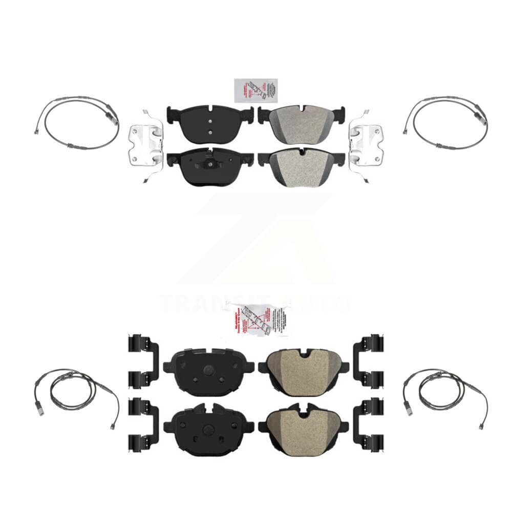 AmeriBRAKES - KNW-100289 - Front and Rear Disc Brake Pad Kits
