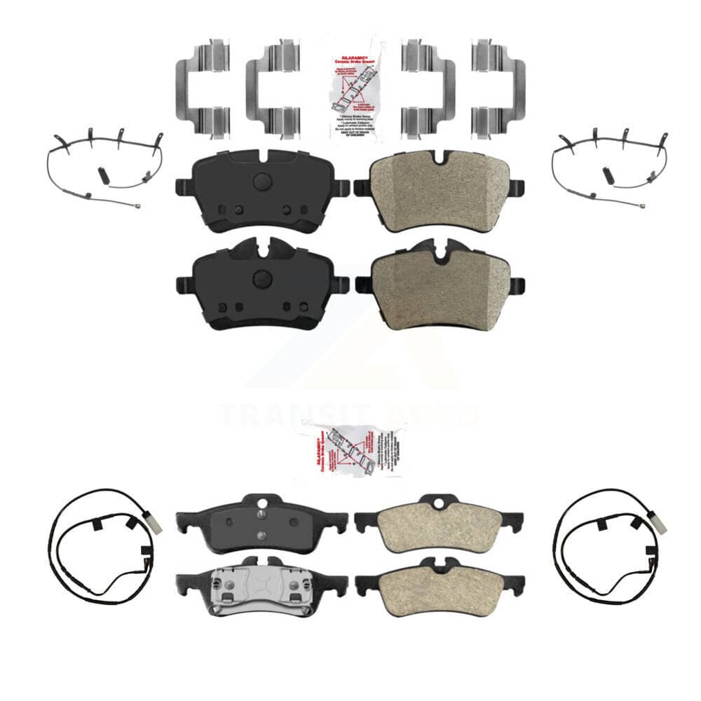 AmeriBRAKES - KNW-100294 - Front and Rear Disc Brake Pad Kits