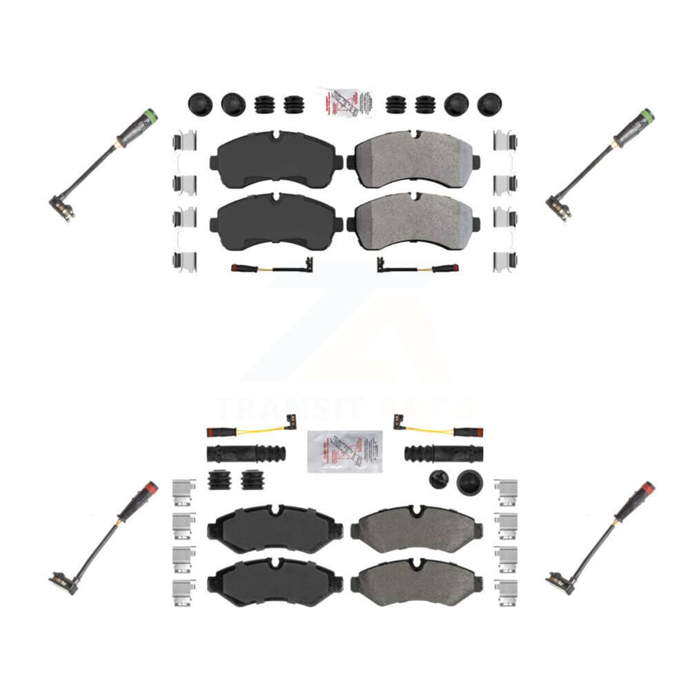 AmeriBRAKES - KNW-100305 - Front and Rear Disc Brake Pad Kits