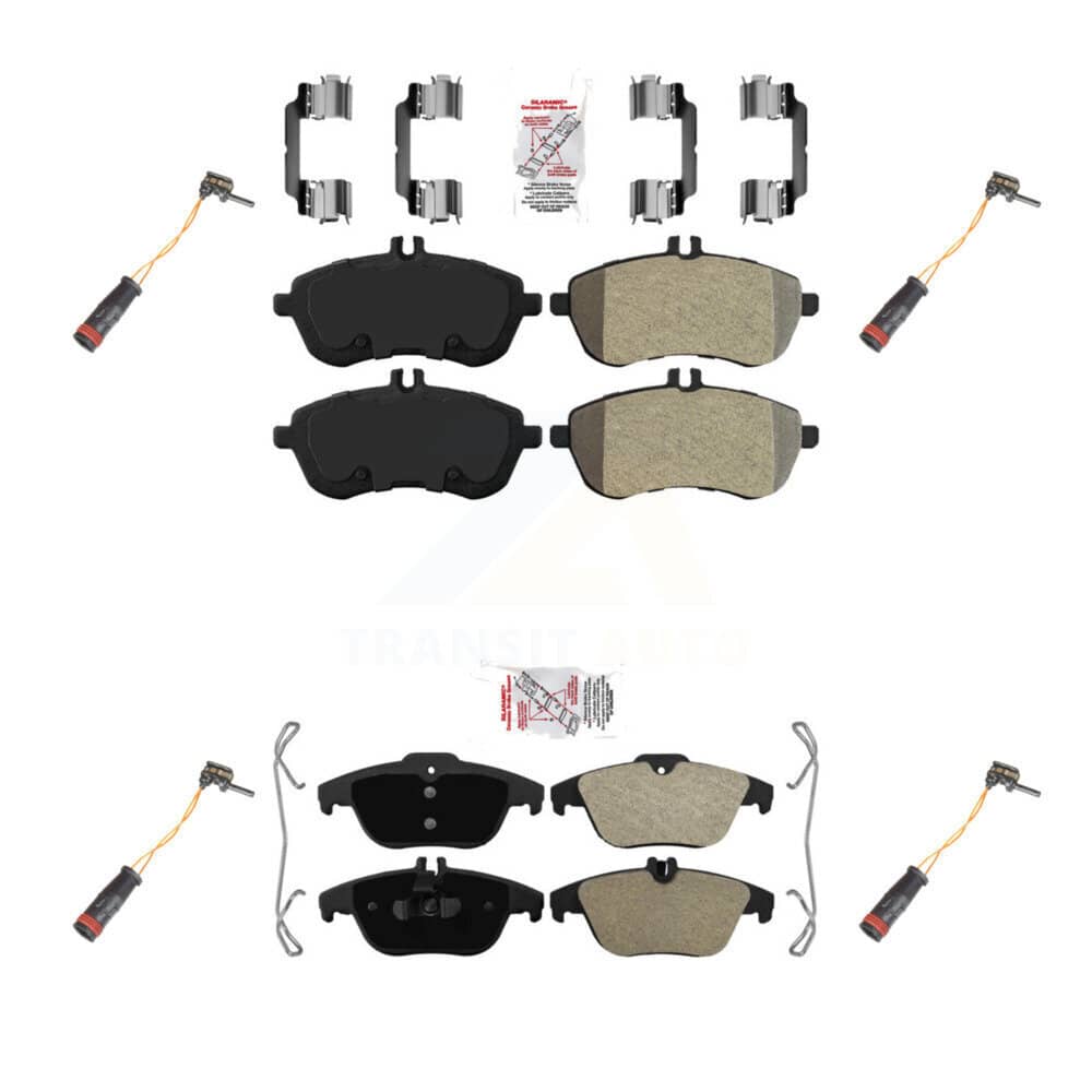 AmeriBRAKES - KNW-100315 - Front and Rear Disc Brake Pad Kits