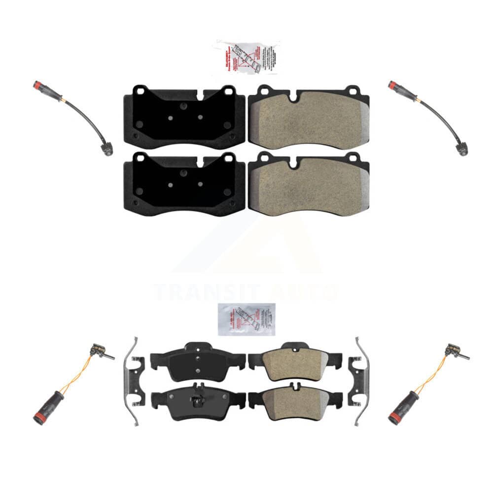 AmeriBRAKES - KNW-100323 - Front and Rear Disc Brake Pad Kits