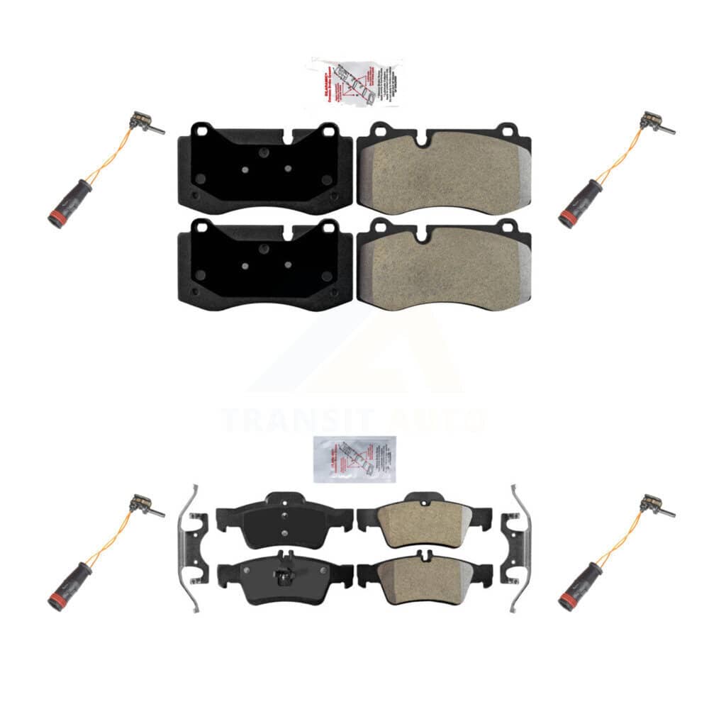 AmeriBRAKES - KNW-100324 - Front and Rear Disc Brake Pad Kits