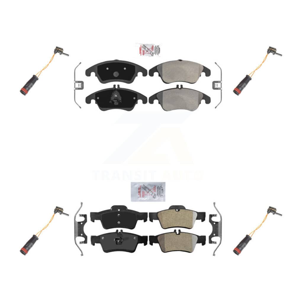 AmeriBRAKES - KNW-100325 - Front and Rear Disc Brake Pad Kits