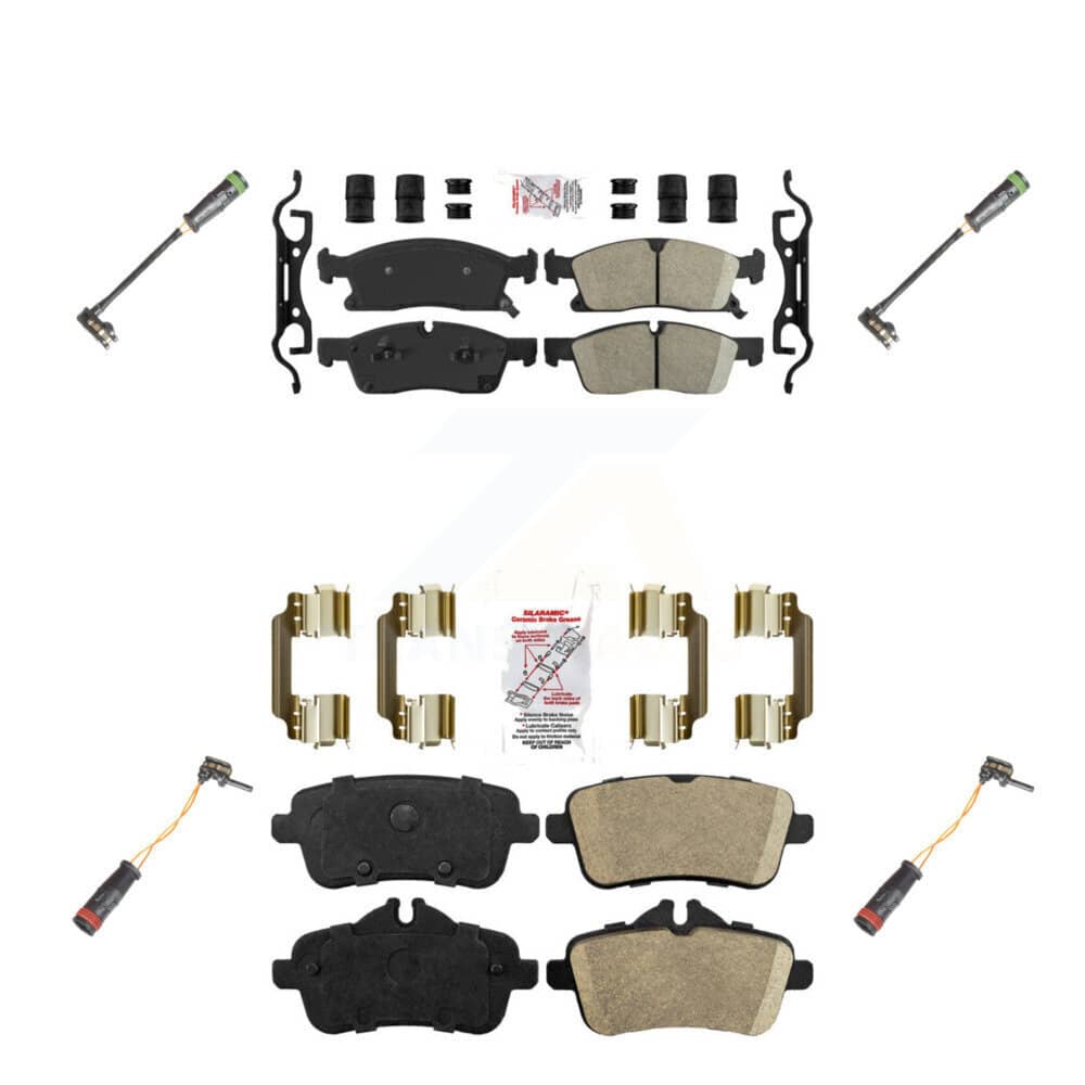 AmeriBRAKES - KNW-100326 - Front and Rear Disc Brake Pad Kits