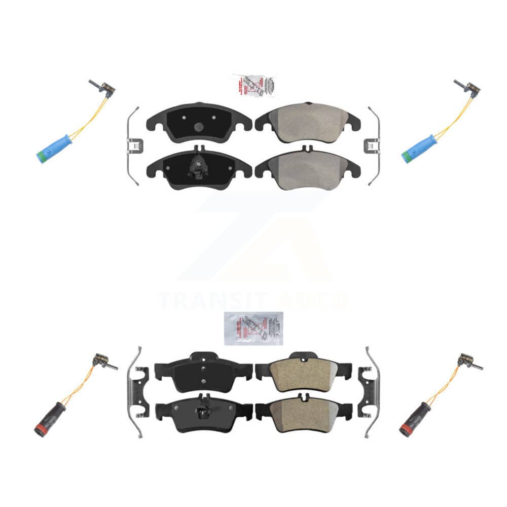 AmeriBRAKES - KNW-100328 - Front and Rear Disc Brake Pad Kits