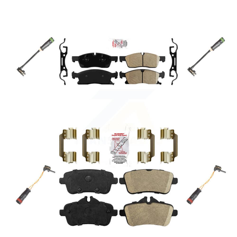 AmeriBRAKES - KNW-100329 - Front and Rear Disc Brake Pad Kits