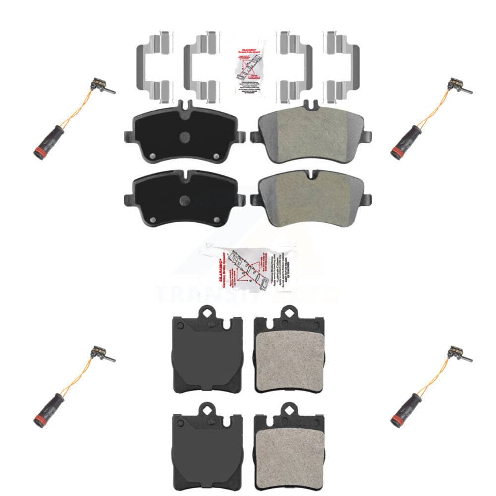 AmeriBRAKES - KNW-100334 - Front and Rear Disc Brake Pad Kits