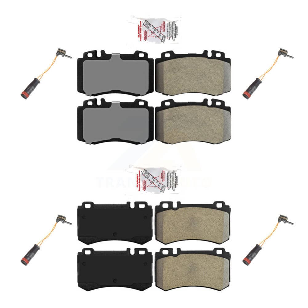 AmeriBRAKES - KNW-100336 - Front and Rear Disc Brake Pad Kits