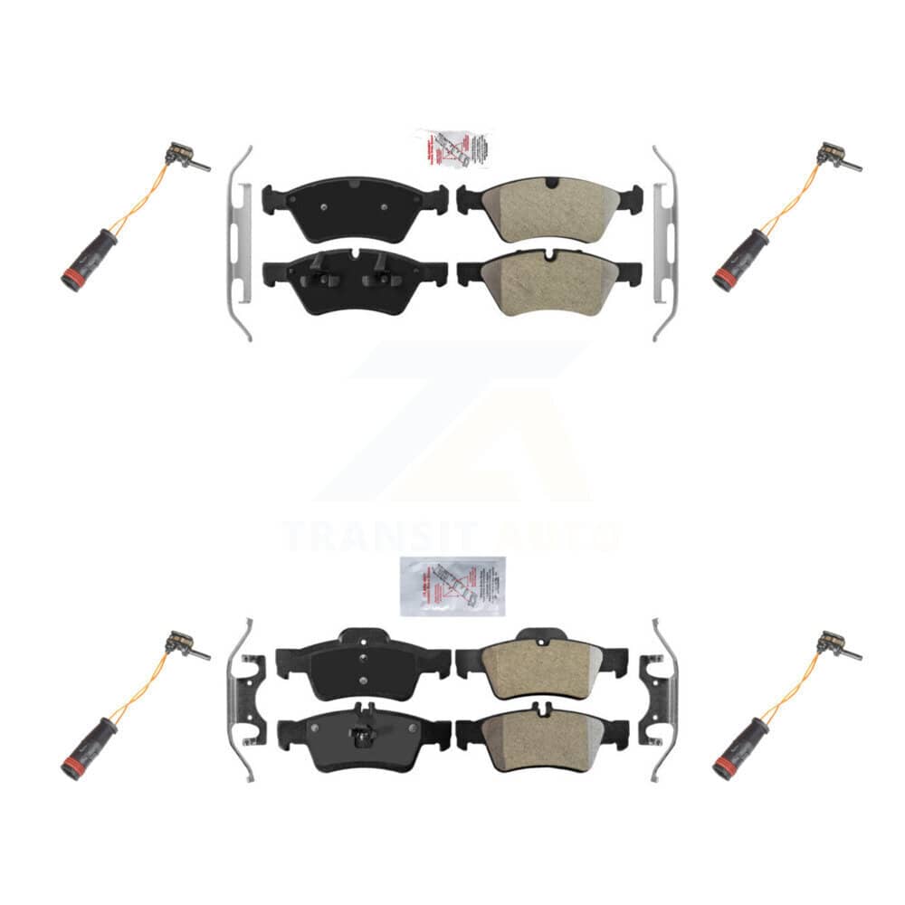AmeriBRAKES - KNW-100339 - Front and Rear Disc Brake Pad Kits