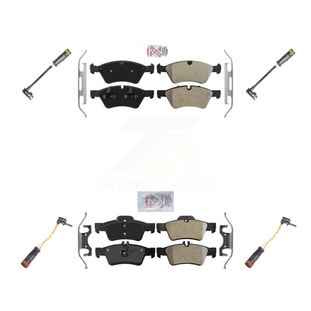 AmeriBRAKES - KNW-100343 - Front and Rear Disc Brake Pad Kits