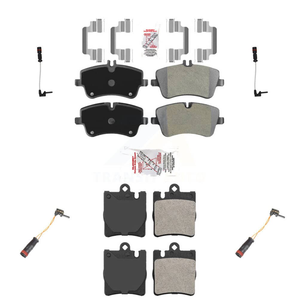 AmeriBRAKES - KNW-100345 - Front and Rear Disc Brake Pad Kits