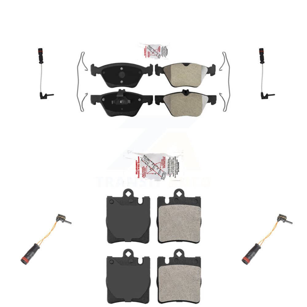 AmeriBRAKES - KNW-100346 - Front and Rear Disc Brake Pad Kits